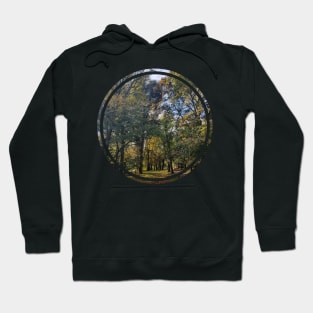 Trees Nature Circle Graphic Hoodie